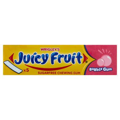 Wrigley's Juicy Fruit gyümölcsízű cukormentes rágógumi édesítőszerrel