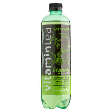 Viwa Vitamintea citrom-lime ízű energiamentes szénsavmentes üdítőital zöld tea kivonattal