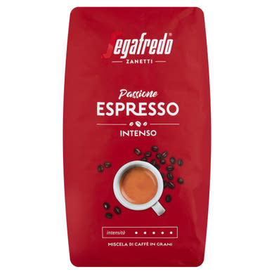 Segafredo Zanetti Passione Espresso Intenso szemes pörkölt kávé