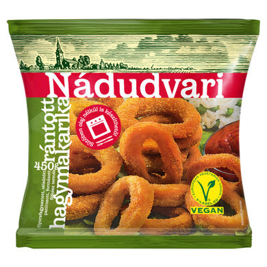 Nádudvari gyorsfagyasztott rántott hagymakarika 450 g