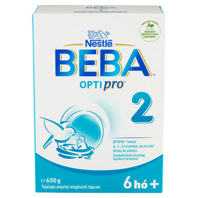Beba Optipro 2 tejalapú anyatej-kiegészítő tápszer 6 hó+