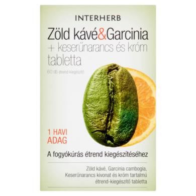 Interherb zöld kávé + garcinia tabletta
