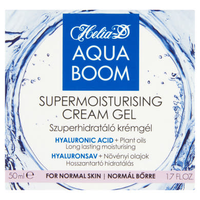 Helia-D Aquaboom szuperhidratáló krémgél normál bőrre