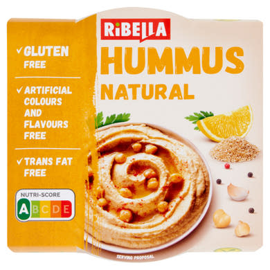 RiBella Hummus natúr csicseriborsó krém