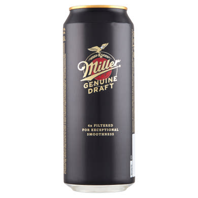 Miller Genuine Draft világos sör 4,7%