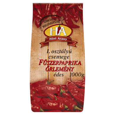 Házi Arany I. osztályú csemege édes magyar fűszerpaprika őrlemény