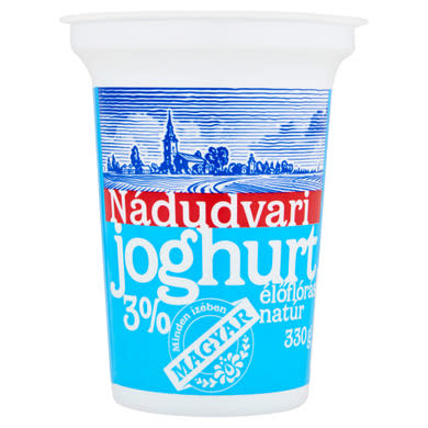 Nádudvari élőflórás natúr joghurt 330 g