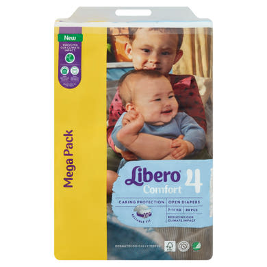 Libero Comfort egyszerhasználatos pelenkanadrág, méret: 4, 7-11 kg,