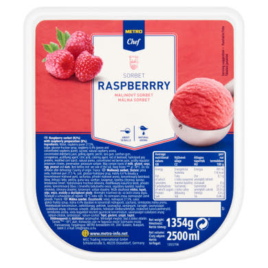 Metro Chef Sorbet málna szorbé