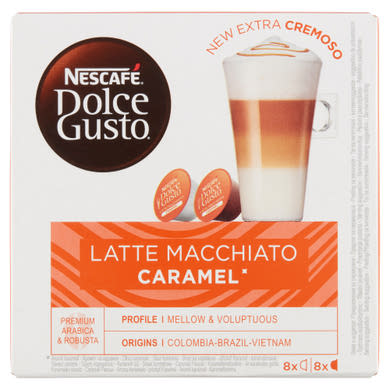 NESCAFÉ Dolce Gusto Latte Macchiato Caramel tej- és kávékapszula 8 csésze