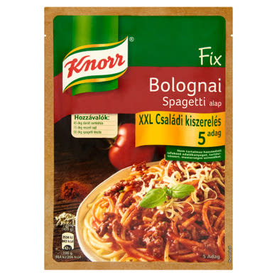 Knorr Fix XXL bolognai spagetti alap