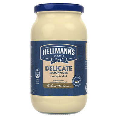 Hellmann's Delicate üveges majonéz