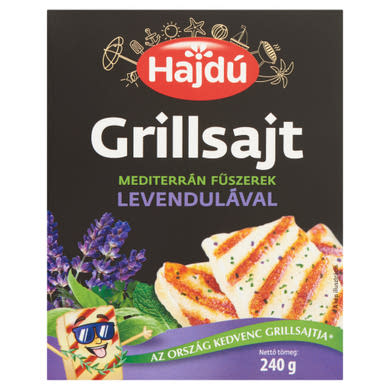 Hajdú mediterrán fűszerek levendulával grillsajt
