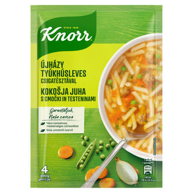 Knorr Újházy tyúkhúsleves csigatésztával