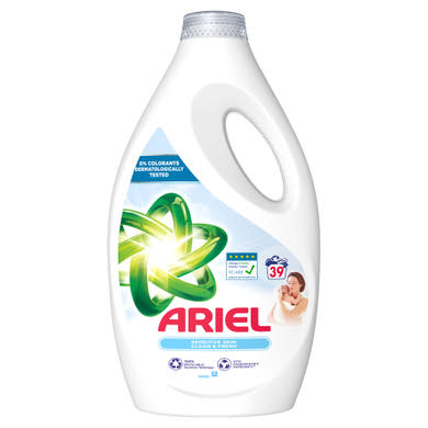 Ariel Folyékony Mosószer, Sensitive Skin Clean & Fresh, 39 mosás