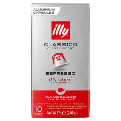 Illy Espresso Classico őrölt-pörkölt kávé kapszulában
