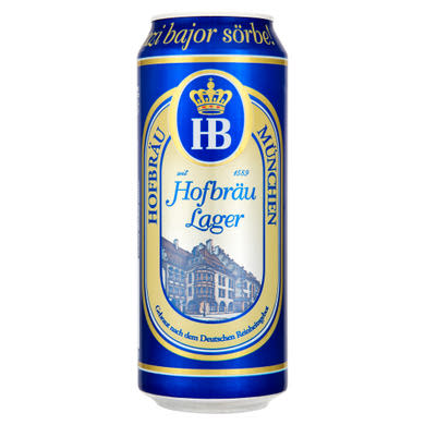 HB Hofbräu München világos sör 4%