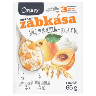 Cornexi sárgabarckos-joghurtos zabkása 65 g