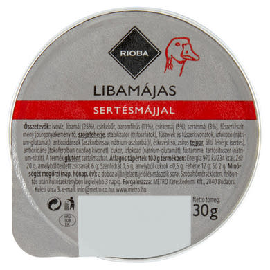 Rioba libamájas sertésmájjal