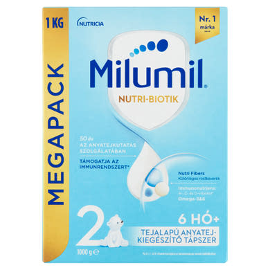 Milumil Nutri-Biotik 2 tejalapú anyatej-kiegészítő tápszer 6 hó+