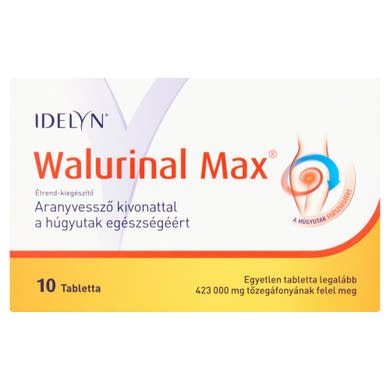 Idelyn Walurinal Max Ã©trend-kiegÃ©szÃ­tÅ‘ tabletta aranyvesszÅ‘ kivonattal