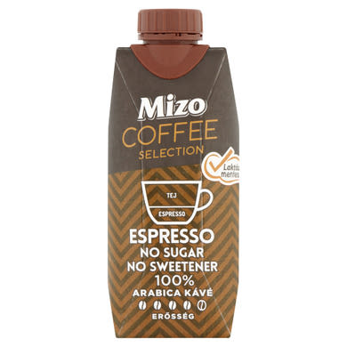 Mizo Coffee Selection Espresso UHT laktózmentes, zsírszegény kávés tej