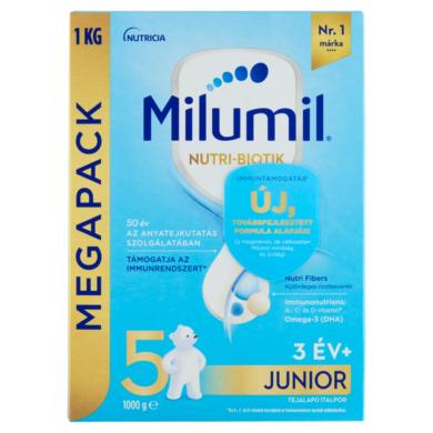 Milumil Nutri-Biotik 5 Junior tejalapú italpor 3 éves kortól 1000 g