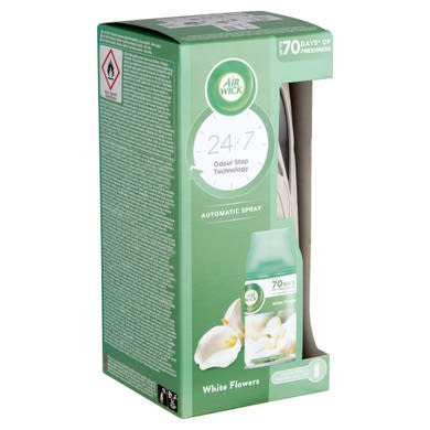 Air Wick Freshmatic Fehér Virágok automata légfrissítő készülék és spray utántöltő