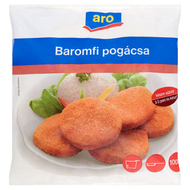 Aro gyorsfagyasztott, panírozott baromfi pogácsa