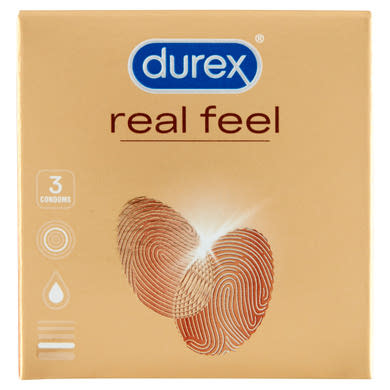Durex Real Feel óvszer 3 db