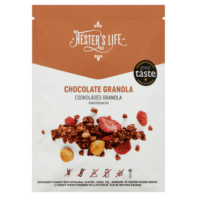 Hester's Life csokoládés granola édesítőszerrel