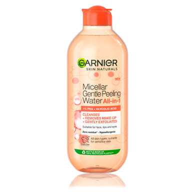 Garnier Skin Naturals Micellás víz hámlasztó hatással all-in-1 ,