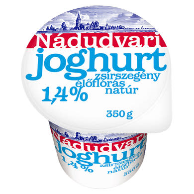 Nádudvari zsírszegény élőflórás natúr joghurt 1,4%