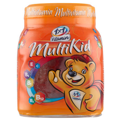 1x1 Vitamin MultiKid gyümölcsízű étrend-kiegészítő gumivitamin 50 x 4,5 g (225 g)