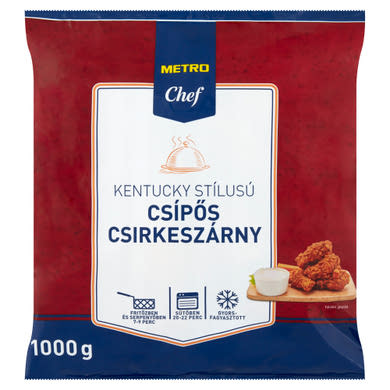 METRO Chef gyorsfagyasztott Kentucky stílusú csípős csirkeszárny