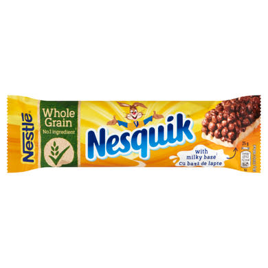 Nesquik kakaós gabonapehely-szelet tejbevonó talppal vitaminokkal