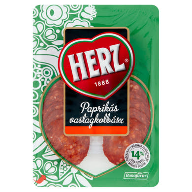 HERZ szeletelt paprikás vastagkolbász 70 g