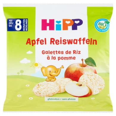 HiPP BIO almás rizskorong 8 hónapos kortól