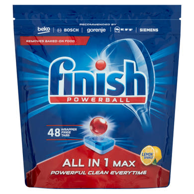 Finish All in 1 Max citromos illatú mosogatógép-tabletta