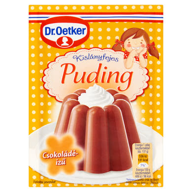 Dr. Oetker Kislányfejes Puding csokoládéízű pudingpor