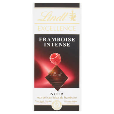 Lindt Excellence extra étcsokoládé málnával