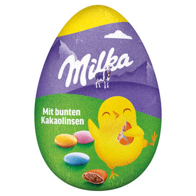Milka csokitojás kakaós drazséval