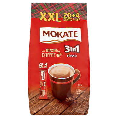 Mokate 3in1 Classic azonnal oldódó kávéspecialitás