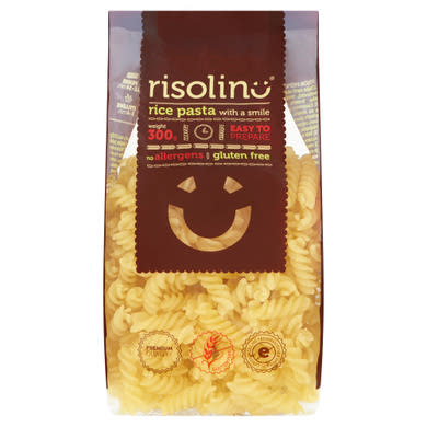 Risolino Fusilli természetesen gluténmentes rizstészta