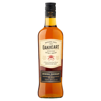 Bacardi Oakheart rum alapú szeszesital 35%