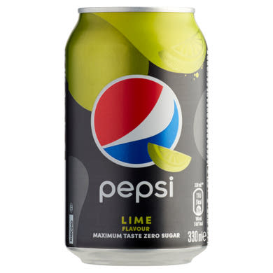 Pepsi Lime colaízű energiamentes szénsavas üdítőital édesítőszerekkel lime ízesítéssel