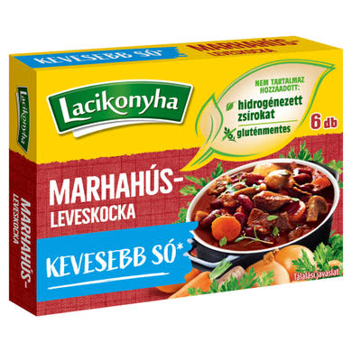 Lacikonyha marhahús-leveskocka 6 x  (60 g)