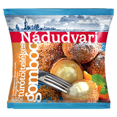 Nádudvari gyorsfagyasztott túrótöltelékes gombóc 450 g