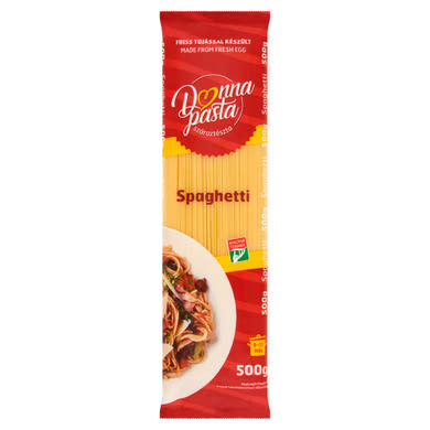 Donna Pasta spaghetti 1 tojásos száraztészta