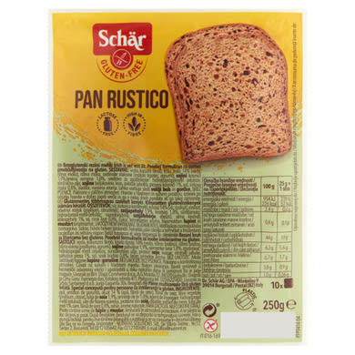 Schär gluténmentes többmagvas szeletelt kenyér